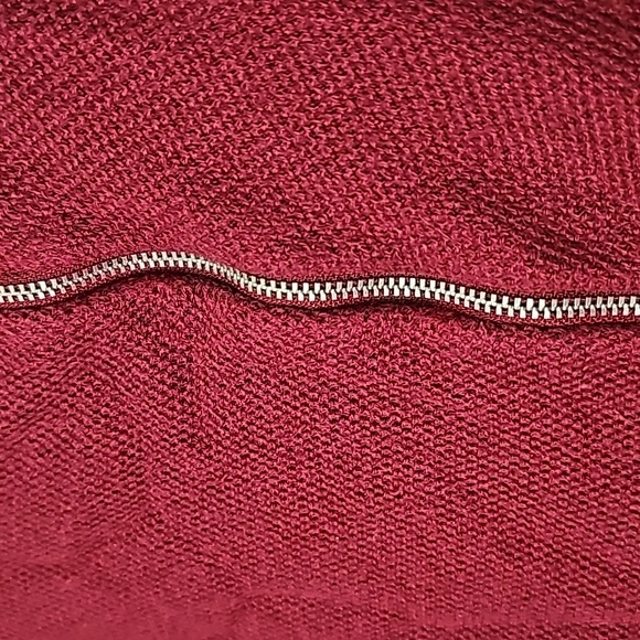 Express Women's Sweater Maroon - Picture 4 of 4